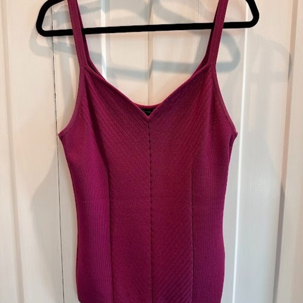 Berry Knit tank
